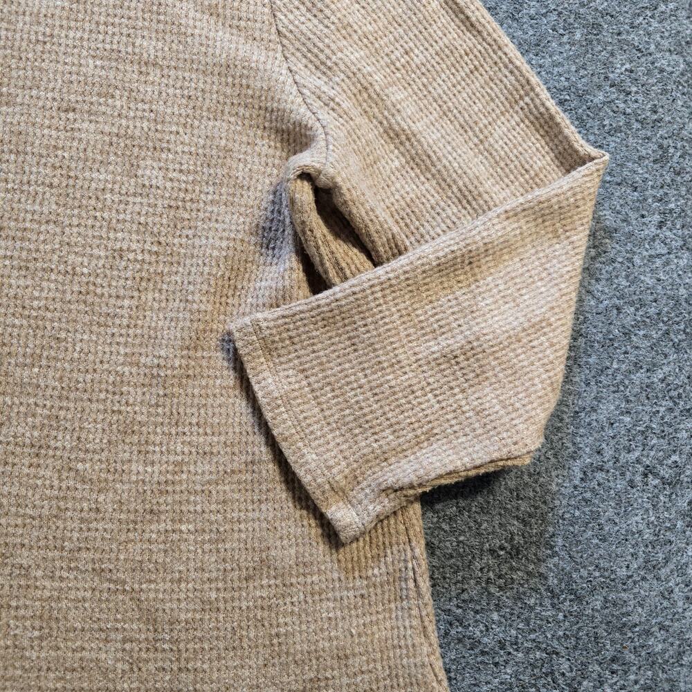J Jill Sweater Womens Size Small Tan Thermal Wearever Long Sleeve Capsule Casual - Picture 3 of 9